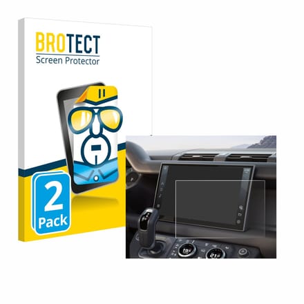 BROTECT - Screenprotector voor Land Rover Defender (2025) 10" - Folie Beschermfolie transparant 2 Stuks