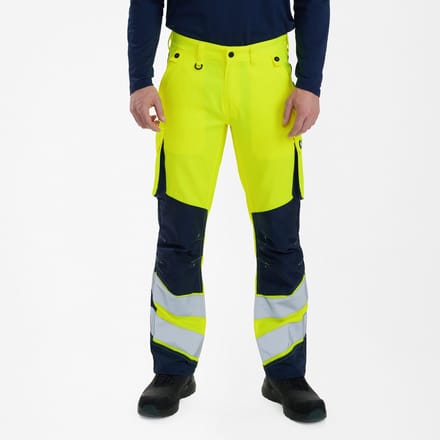 Engel Safety Light werkbroek 2545-319 - Hi-vis Yellow / Blue Ink - 48