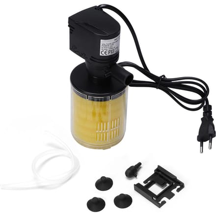 3 in 1 Filter Filtering Zuurstof Beluchting Pomp Water voor Vis Tank Aquarium black