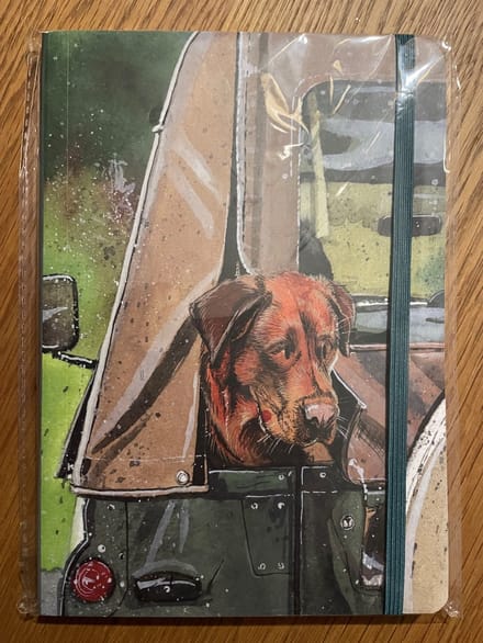 Alex Clark Large Chunky Notebook Red Fox Lab ~ A5 Notitieboek Hond