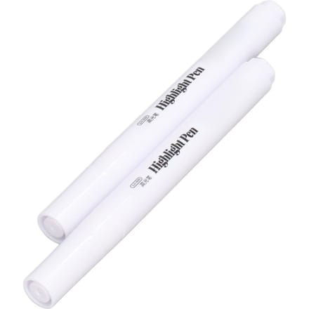 2 Stuks Witte Marker 3,0 mm Geurloos Dekkend Waterdicht Witte Verfpen voor Schilderen Schetsen white
