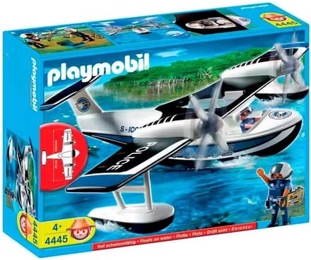 PLAYMOBIL Politiewatervliegtuig - 4445