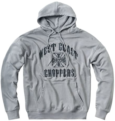 West Coast Choppers Iron Oversized Hoodie Grijs XL
