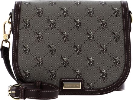U.S. POLO ASSN. Schoudertas Hampton Flap Crossbody Brown Bruine