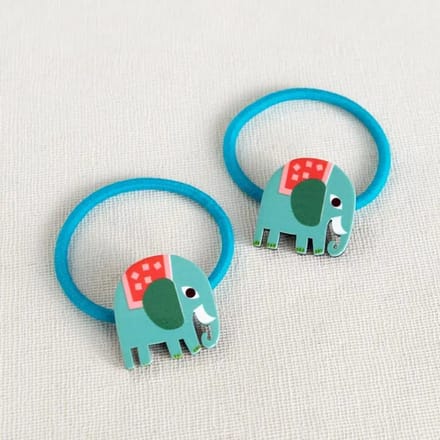haarelastiek Rex London Elephant Wild Wonders (x2)
