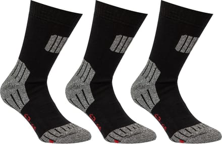 3-Pack Koele Naadloze Wandelsokken-Zwart-35-38-Walking-Experience