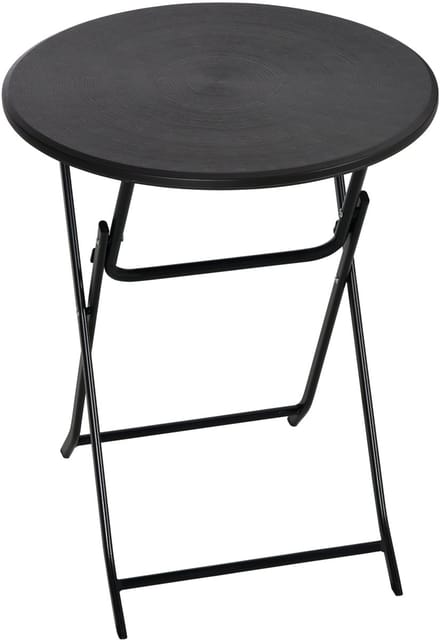Outsunny - Opvouwbare Tuintafel - Staal & HDPE - Donkergrijs