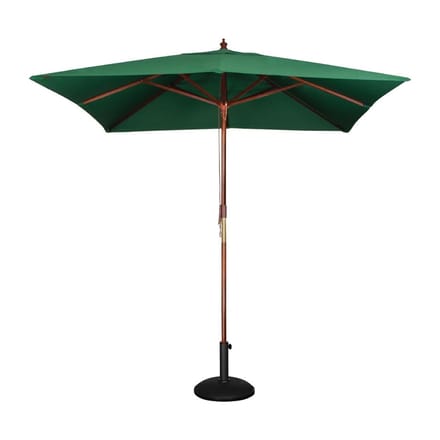 HorecaTraders Groen vierkant parasol 2,7(h)x 2,5(l)x 2,5(b) meter