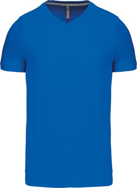 Kariban T-shirt V-hals korte mouwen K357 - Light Royal Blue - M
