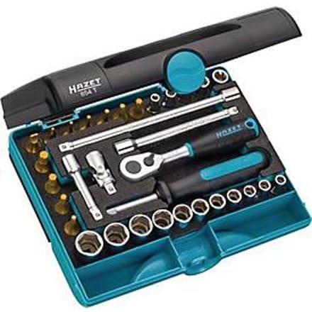 Draadsleutelset 854T, 33-delig, 1/4 inch, SW 5-14 mm, Z.20, 6KT, HAZET