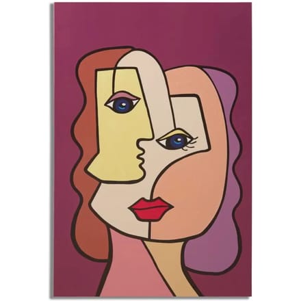 Schilderij Printing/painting Face New -b 60×3×90 cm