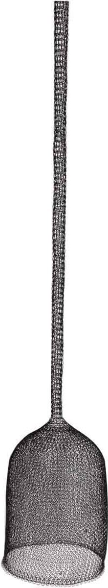 Rein Black stainless metal lampshade long round