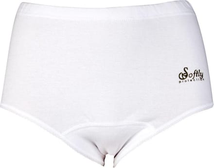 Beeren taille slip Julia met badstof kruisje Softly  - M  - Wit