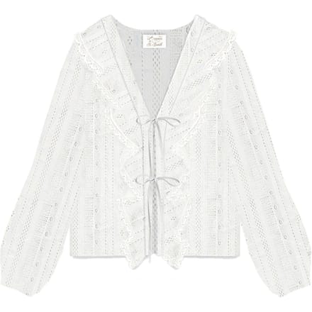 mc2 heilige barth Lange mouw shirt met strik EVI0001-00472L