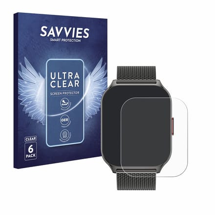 Savvies - Screenprotector voor Zoskvee P95 2" - Folie Beschermfolie transparant 6 Stuks