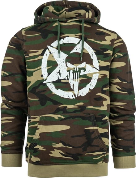 Fostex Hoodie Allied Star-Punisher camo L