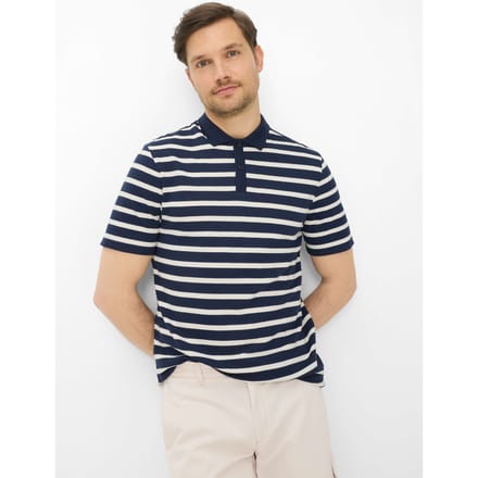 Brax Heren Poloshirt  Style PACO navy, donkerblauw, maat S