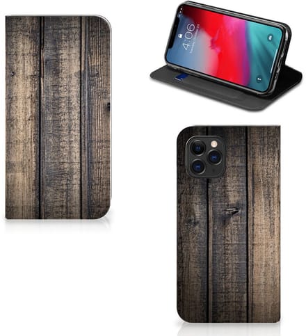 Apple iPhone 11 Pro Book Wallet Case Steigerhout