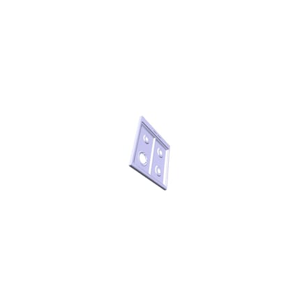 AEG bovenblad, inox, 594x590mm 140024416699