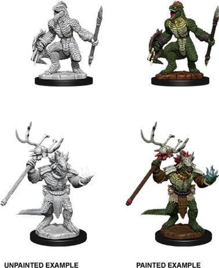 D&D Nolzur's Marvelous Miniatures Lizardfolk and Lizardfolk Shama