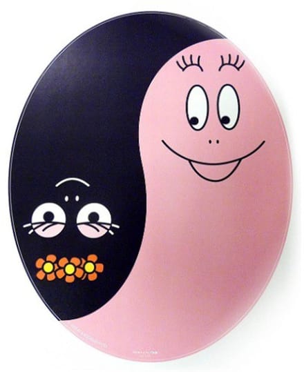 Barbapapa - WC bril / Cover Sticker XL -32x40cm