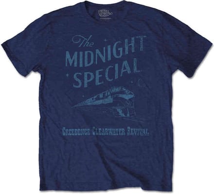 Creedence Clearwater Revival Heren Tshirt -L- Midnight Special Blauw