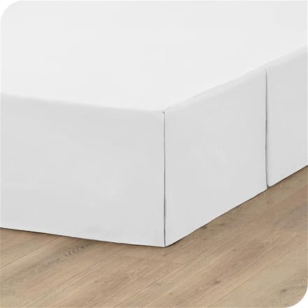 Bedrok Platformbed - Bedbodemhoes - Decoratie Slaapkamer - Strakke Plooien - 200x200cm - Wit