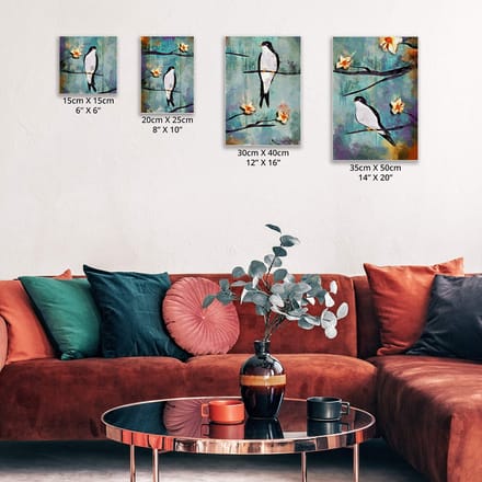 Unyqoos ® Schildersdoekenset voor Creatieve Kunstprojecten met Diverse Maten en Accessoires