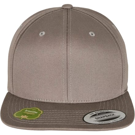 Urban Classics - Organic Cotton Snapback pale grey one size Snapback Pet - Grijs