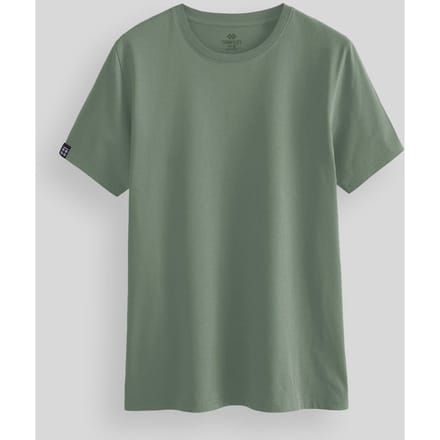 Heren Katoen Elastaan Crewneck T-shirt