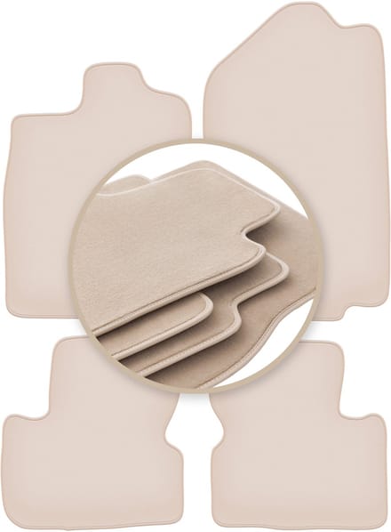 PREMIUM beige matten voor: Opel Vectra A sedan, liftback, hatchback 1988-1995