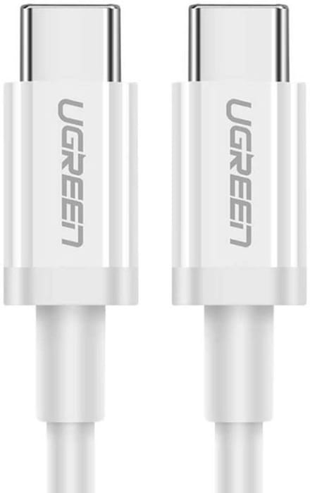 UGREEN USB 2.0 Type C M-M kabel wit, 1,5 m, compatibel met iPhone 17/16/15, Google Pixel 4, Samsung Galaxy S20, Huawei P30 enz.