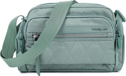Hedgren Schoudertas Emily Multipockets Crossover RFID Quilted Sage Mintgroen