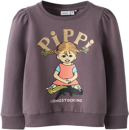 NAME IT - NMFSOVEJ PIPPI SWEAT BRU SKY - Meisjes - Sweaters