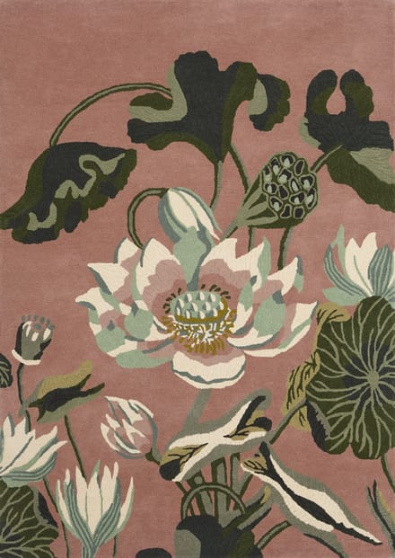 Wedgwood Waterlily Dusty Rose 38602 - 200 x 280 cm