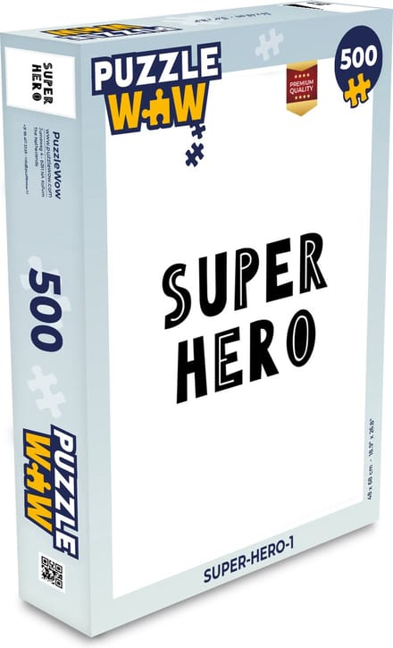 Puzzel Jongens - Quotes - Super hero - Kind - Spreuken - Legpuzzel - Puzzel 500 stukjes