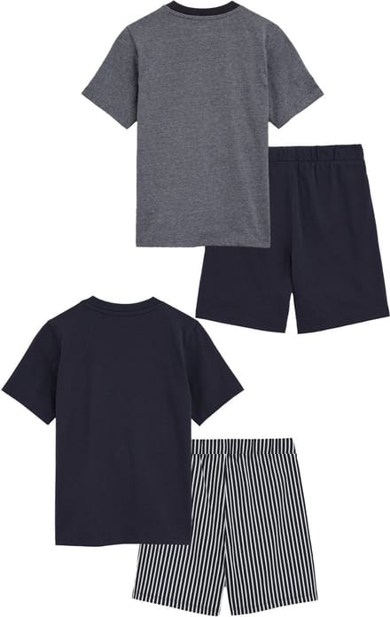 WE Fashion Jongens shortama, 2-pack