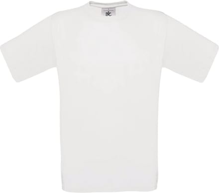 B&C Exact 150 Kids CG149 - White - 7/8 Y (7/8 ans)