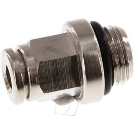 4mm x G1/8'' Messing Insteekfitting buitendraad NBR [5 Stuks]