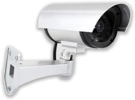 Bewakingscamera Dummy - Nep Camera - Veiligheid Verhogend - Realistisch Design - 175 x 85 x 85 cm - Zwart