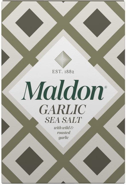 Maldon Zeezout Flakes Knoflook 100g