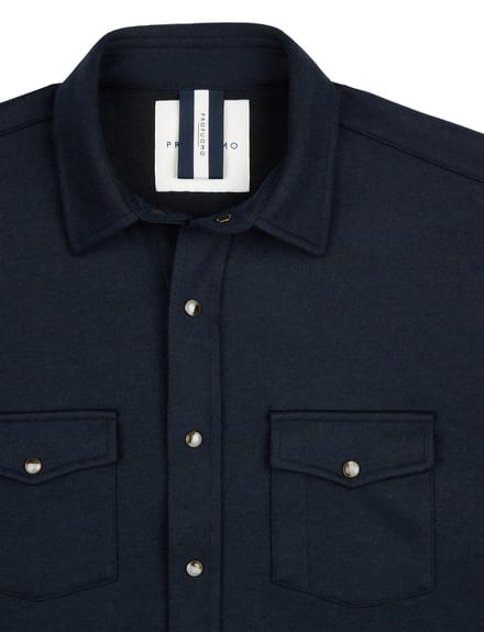 overshirt Profuomo Western donkerblauw