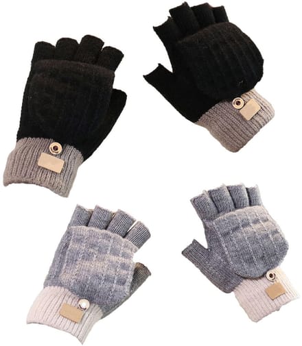 Dailygoods - Vingerloze Handschoenen met Fliptop voor Dames