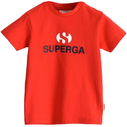 Superga Kinderen/Kinderen Logo T-shirt (Rood)