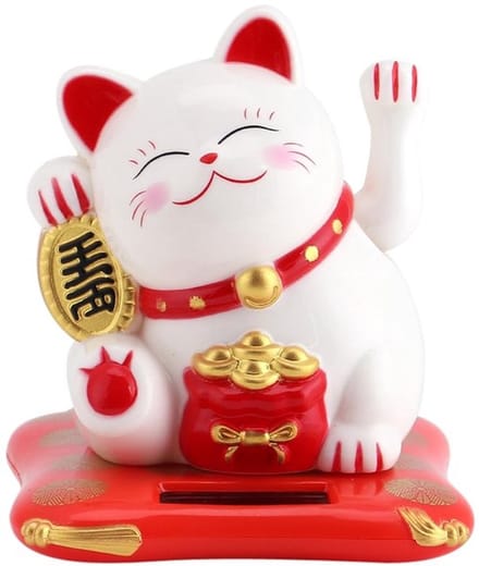 Dailygoody - Welkomende Kat - Zonne-energie Decoratie - Schattig