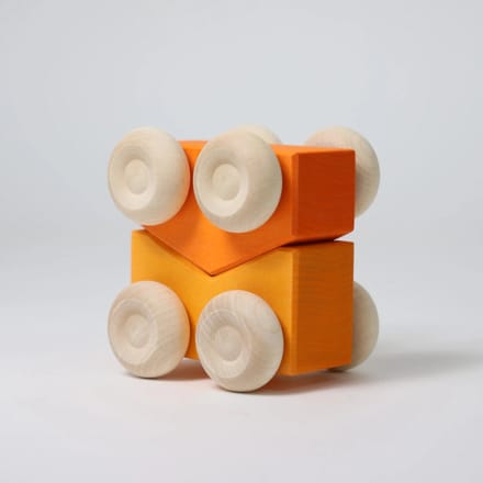 GRIMMS stapel auto's oranje 0 mnd+