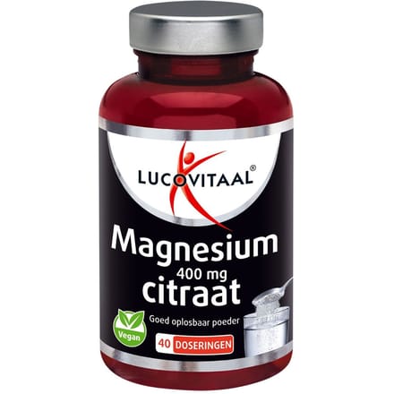 Lucovitaal Magnesium 400 mg Citraat Poeder (40 doseringen)