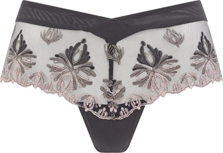 Chantelle - Champs Elysée Revealing Shorty Blushed Ash - maat 38 - Grijs/Roze