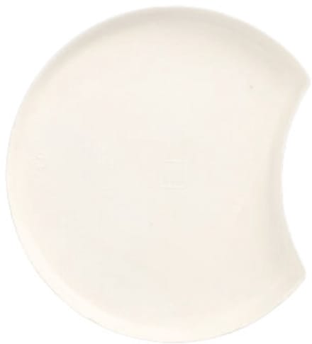 100 Borden Suikerriet pure halve maan Ø 12 cm · 1 cm wit Cella