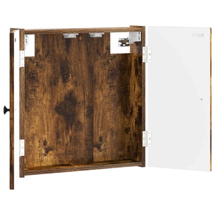 vidaXL - Dartbord - Kabinet - EDE - Gerookt - eiken - 52,5 - x - 10,5 - x - 53,5 - cm
